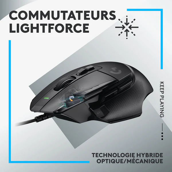 Logitech G502X Noir