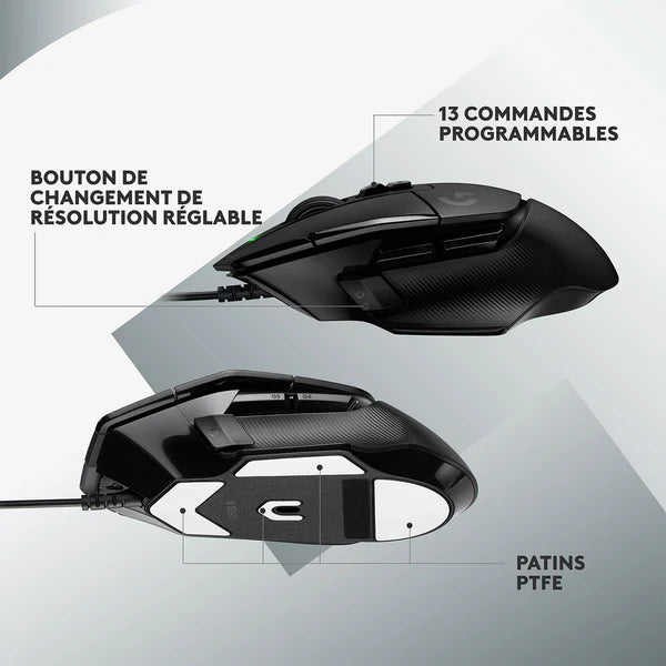 Logitech G502X Noir