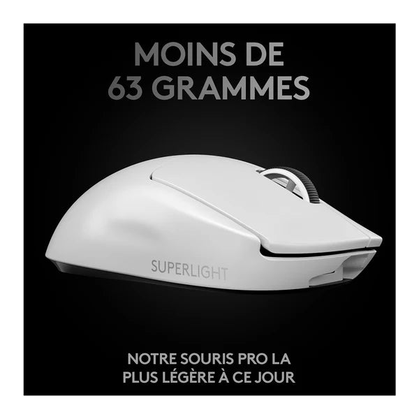 Logitech G Wireless Gaming Pro X Superlight (Blanc)