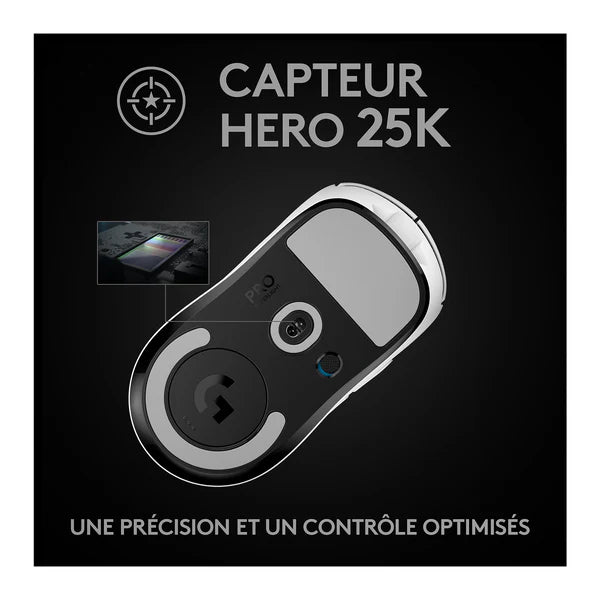 Logitech G Wireless Gaming Pro X Superlight (Blanc)
