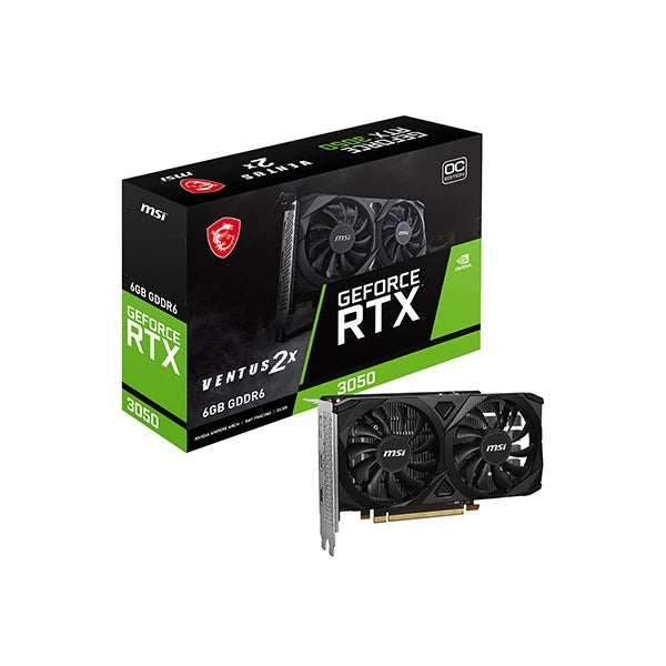 MSI GeForce RTX 3050 VENTUS 2X E OC 6GB GDDR6