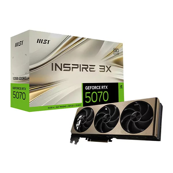 MSI GeForce RTX 5070 12G INSPIRE 3X OC