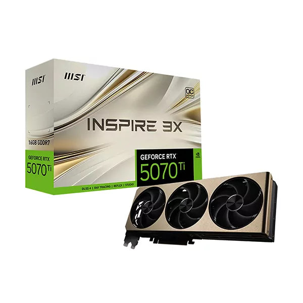 MSI GeForce RTX 5070 Ti 16G INSPIRE 3X OC PLUS