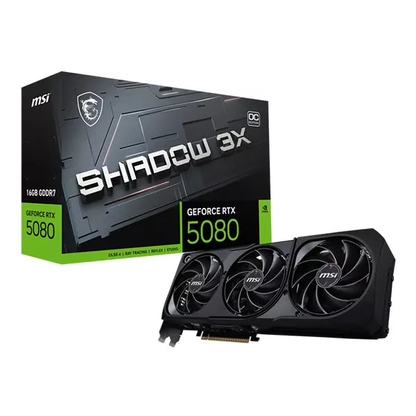MSI GeForce RTX 5080 16G SHADOW 3X OC