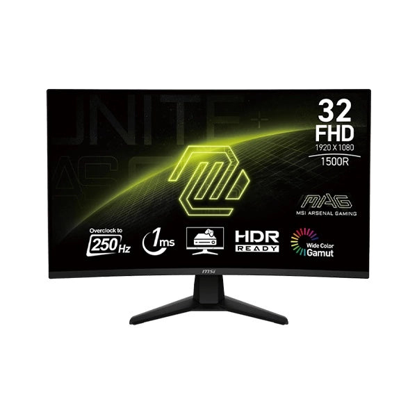 MSI MAG 32″ 32C6X 250Hz 1MS CURVED