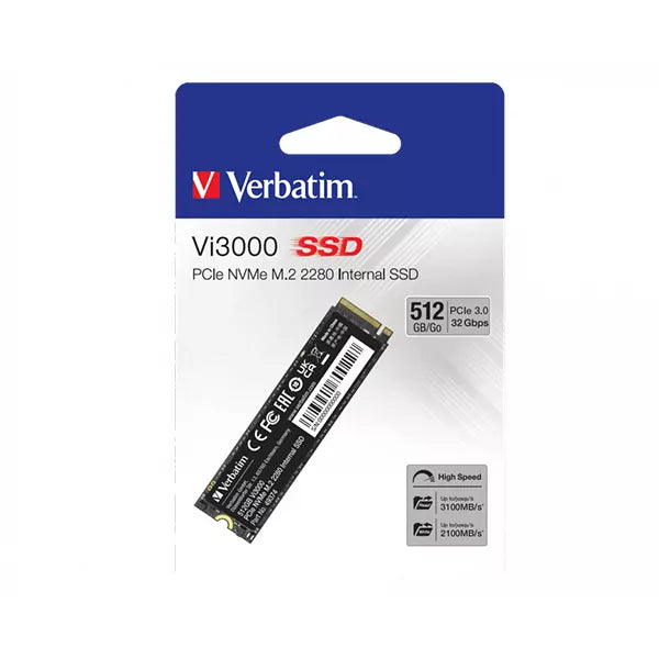 VERBATIM Vi3000 512GB M.2 PCle GEN3X4